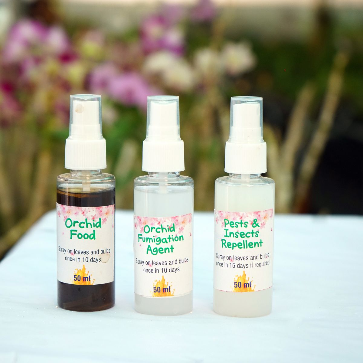 Orchid Care Spray Pack - Essential products for maintaining the health and beauty of your orchids